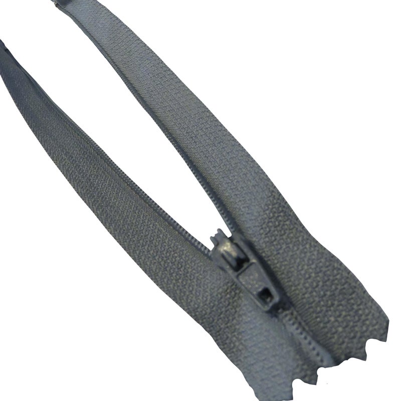 Seeking ROAM Standard Zippers, Nylon Coil, 2 Pieces (Light Grey, 18 "" Inch) - Image 3